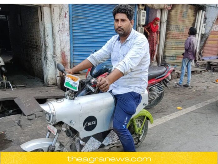 pathan-qureshi-agra-made-e-bike